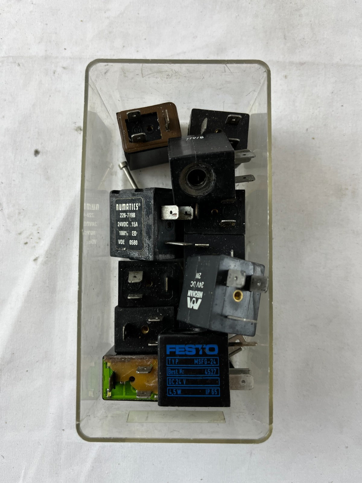 Solenoid Coil Lot Festo Numatics Huba 24VDC Mixed Industrial Used Spare Units