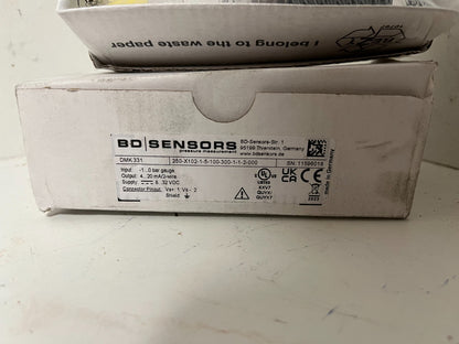 BD Sensors DMK 331 Pressure Transmitter 1...0 Bar 4-20mA 8-32VDC New Open Box