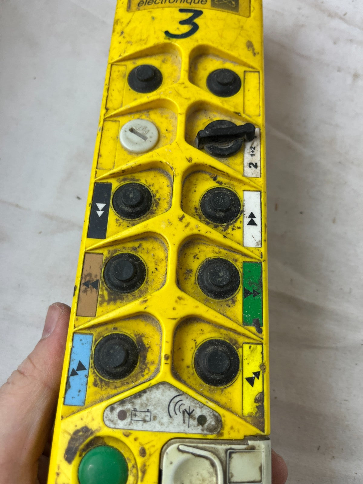 JAY Electronique UDB2 Batteries & Crane Remote Control Parts Repair Lot AS IS