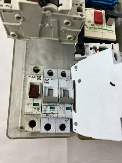 Schneider Siemens Merlin Gerin Mixed Electrical Components Bundle Breakers Lot
