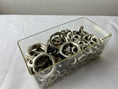 Sensor Mounting Hardware Lot Lock Nuts Washers M12 M18 M30 New Mixed Assortment