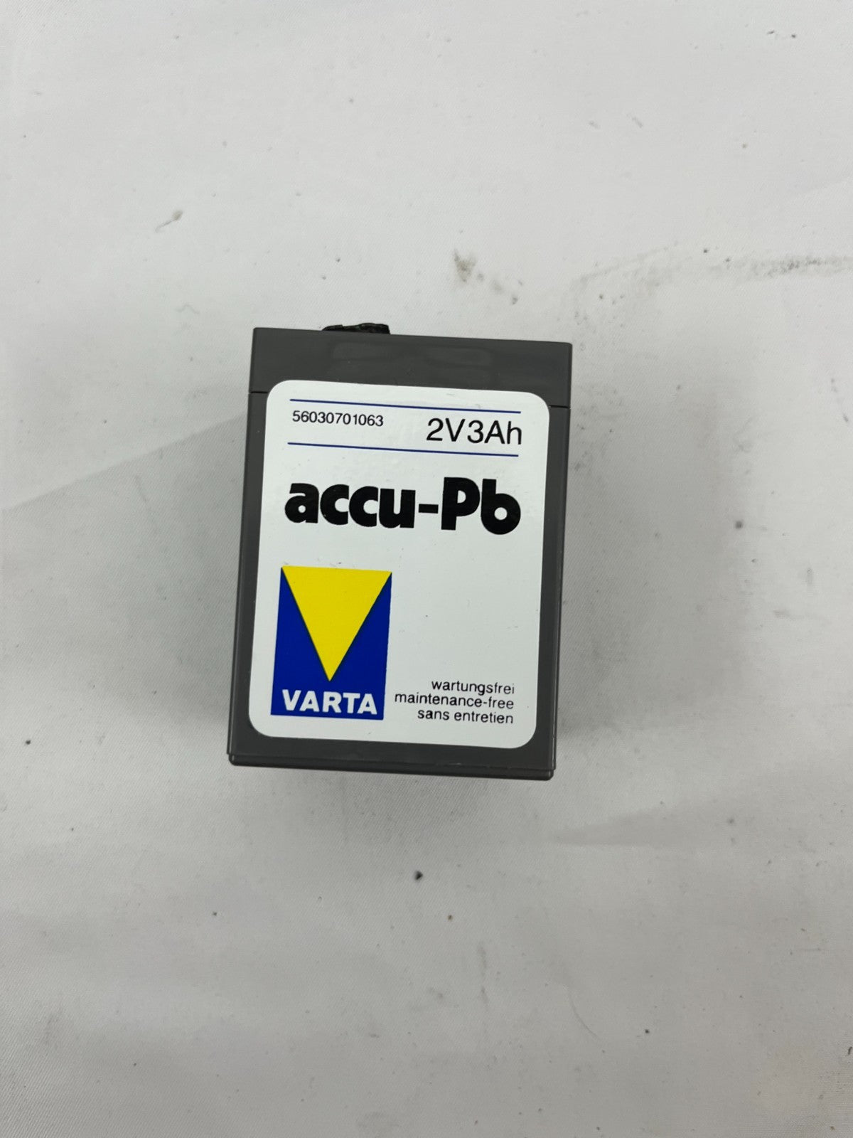 Varta accu-Pb 2V 3Ah Lead Battery 56030701063 Vintage NOS Box Germany