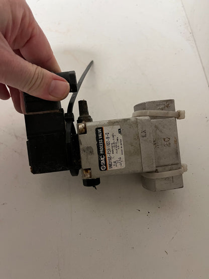 SMC VN8311AS-20A-5DZ-B-Q Pneumatic Process Valve 3/4" 20mm Solenoid, Used, Japan