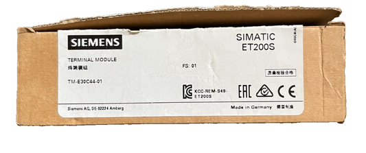 Siemens SIMATIC ET200S TM-E30C44-01 6ES7 193-4CG30-0AA0 Terminal Module New Open