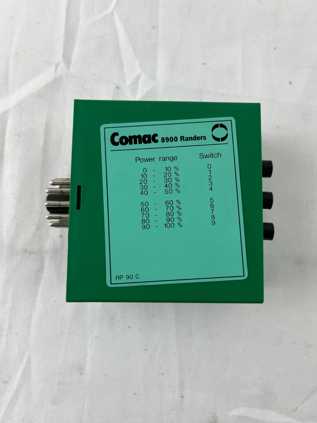 Comac RP90 Power Relay NEW 3-Phase 230VAC Motor Monitor 0-6A Denmark Made