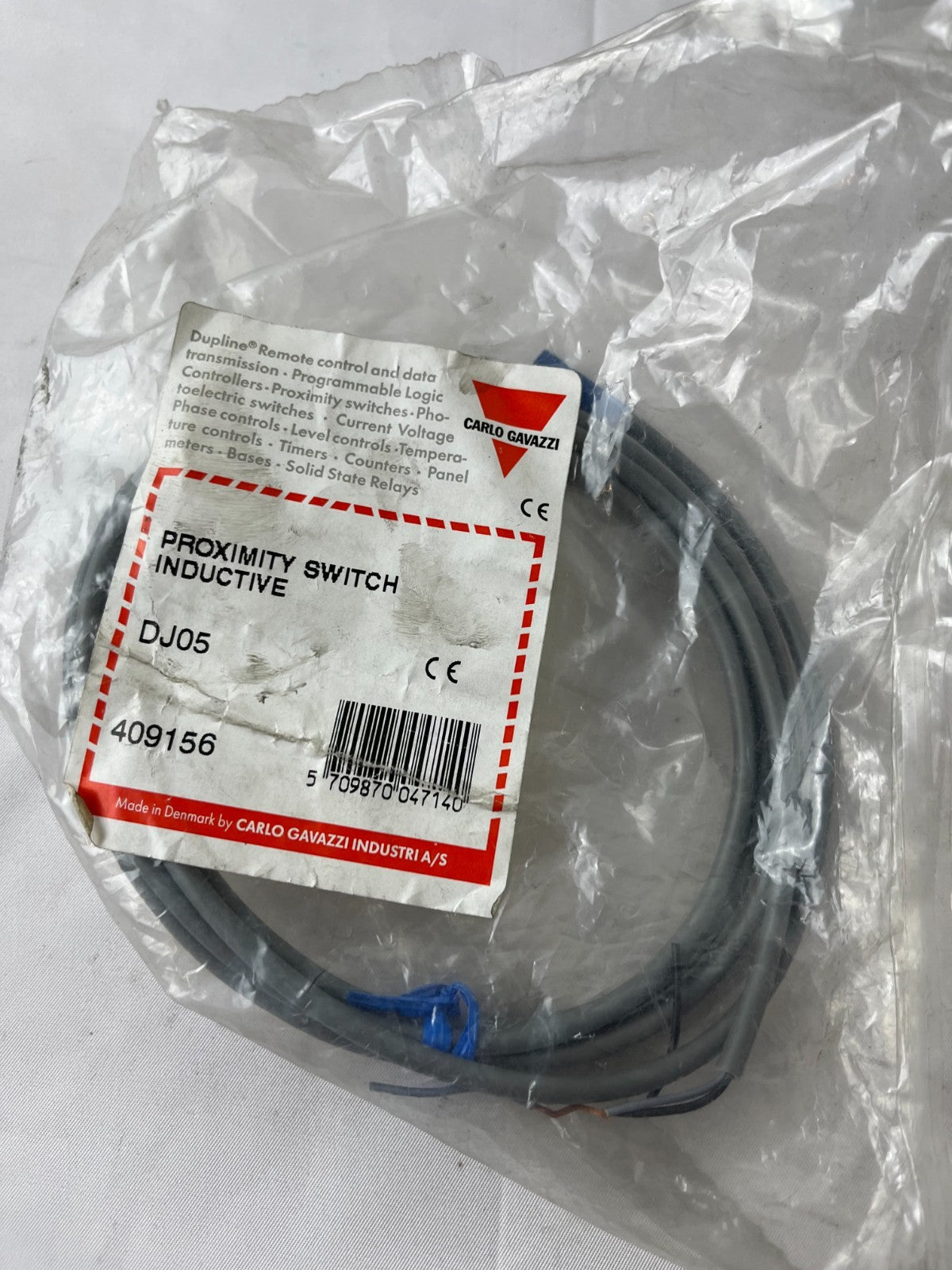 Carlo Gavazzi DJ05 Inductive Proximity Switch 409156 New NOS Spare Unit