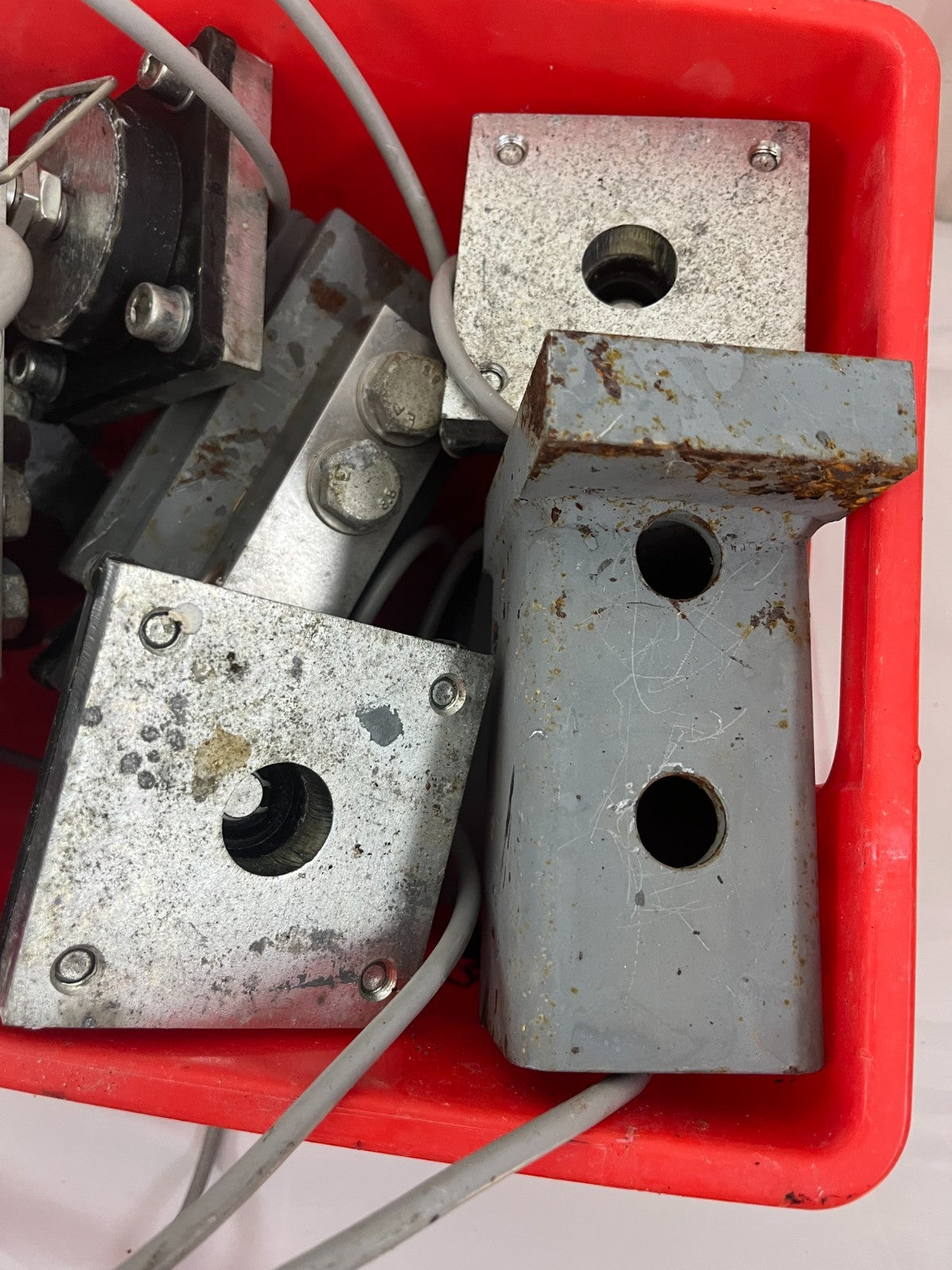 HBM VKK14 Junction Box + 4 Load Cells Set Weighing System 250kg 550kg Industrial