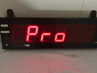 Red Lion Ld4 Series Large Led Display Counter Ld4B6P Used Working Spare Unit