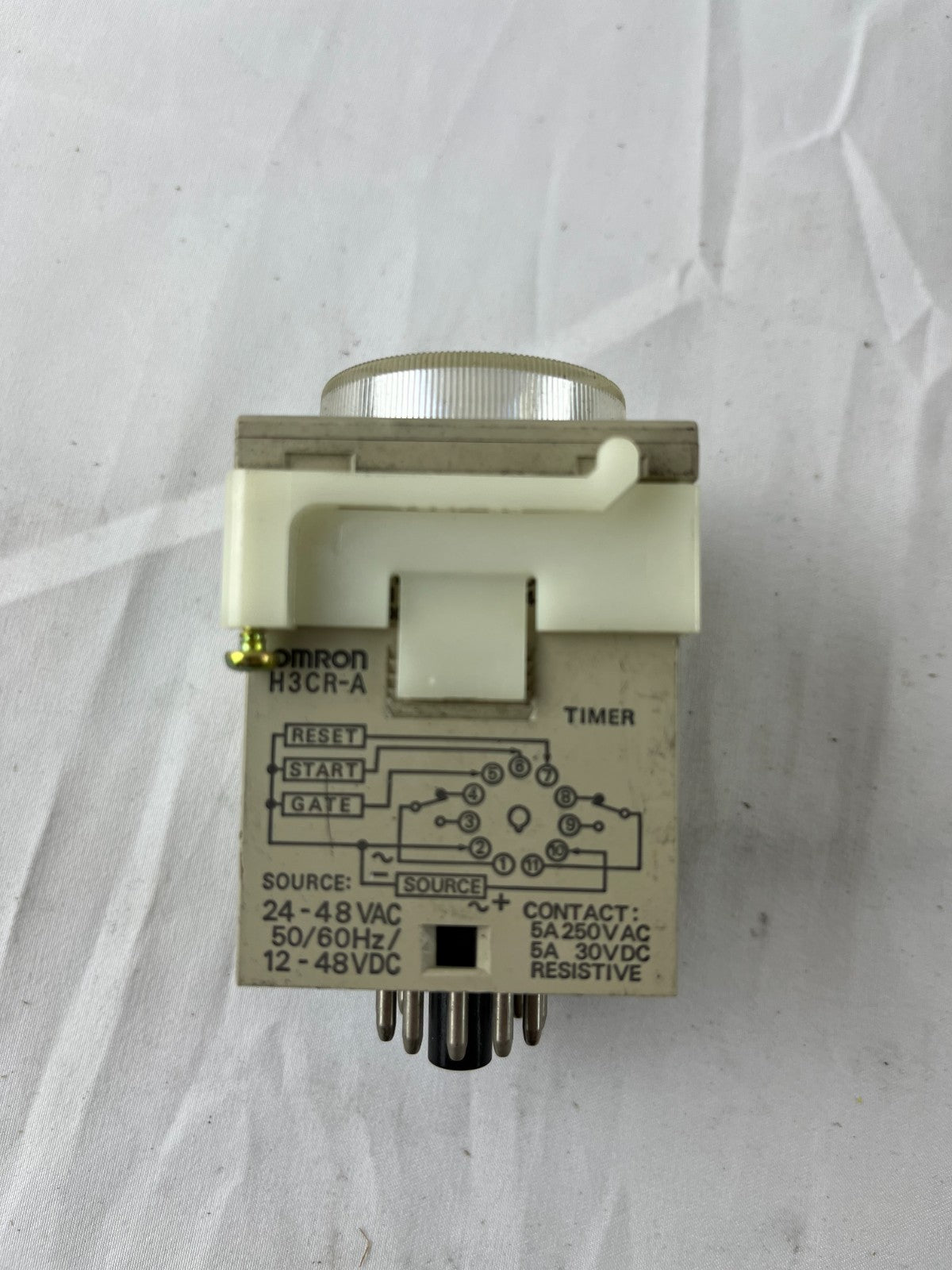 Omron H3CR-A Timer Relay NEW 24-48VAC/12-48VDC 0-3min 11-Pin Socket Japan Made