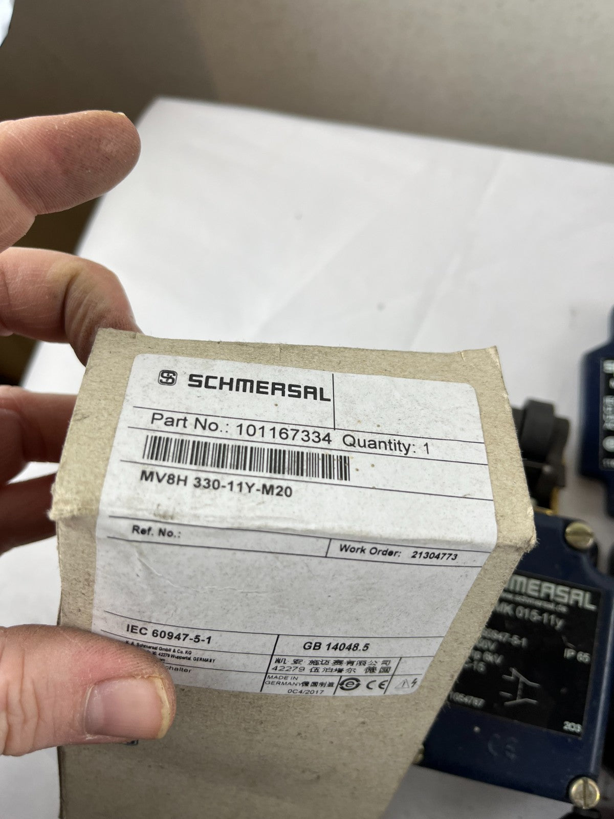 Schmersal MK/MV/MS/MR 330-11Y-M20 Limit Switch Assorted Lot 11x IP65 Used