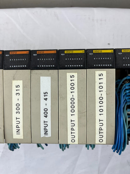 Omron CQM1 CPU41 PLC System PA203 ID212 OD212 Rack “PLC 2” Good Used