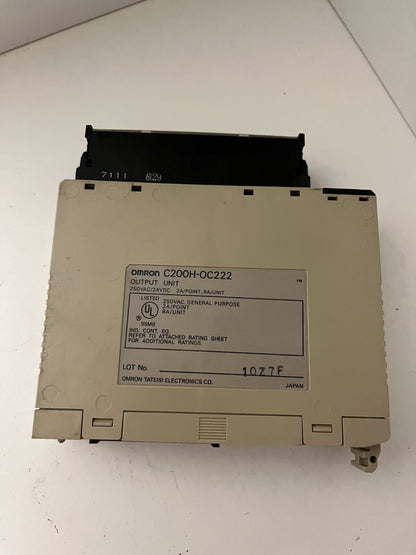 Omron C200H-OC222 Output Unit 250VAC/24VDC 2A - Used, Tested Working