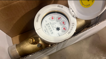 WDV MOLLINE Mehrstrahlzähler MNR R100-H Multi-Jet Water Meter Q3 10 m³/h DN25