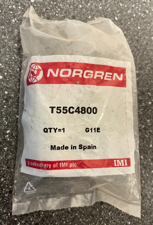 Norgren T55C4800 Pneumatic Valve, 10 Bar Max, G11E, New in Sealed Packaging