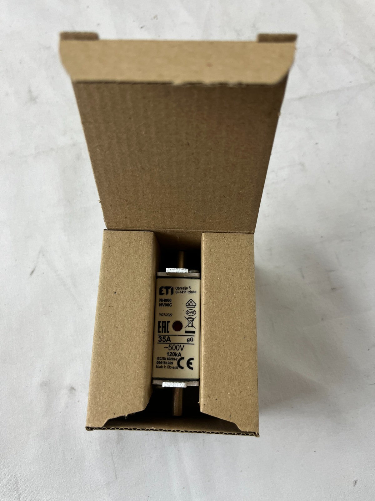 ETI NH000 Fuse Link 35A 500V gG NH Fuse 004181209 3pcs New in Box