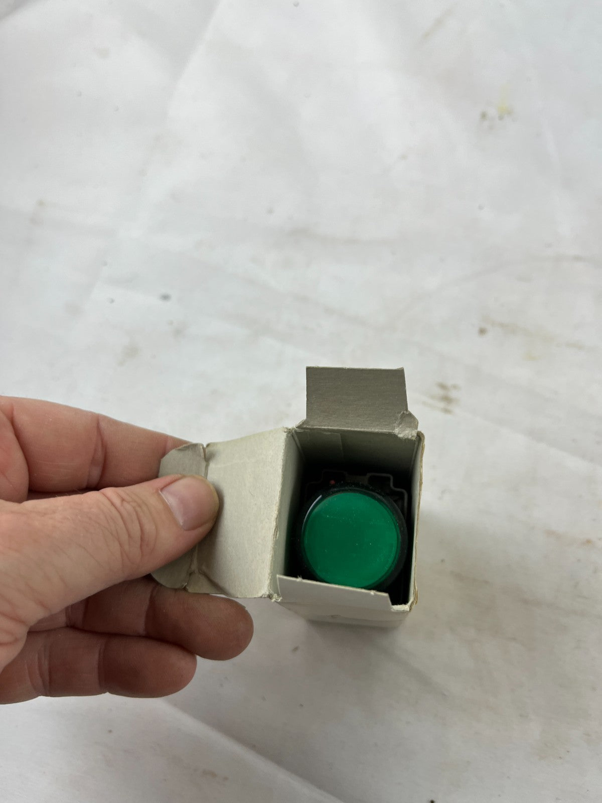 Telemecanique XB2 BV943 Green Pilot Light 220-240V AC New NOS France Spare Unit