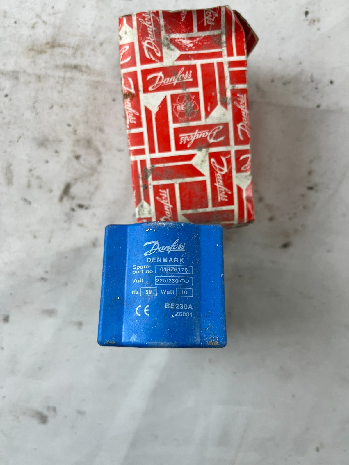 Danfoss BE230A 018Z6176 Solenoid Coil 220/230V 10W for EVR Valves New in Box