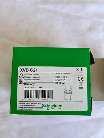 Schneider Electric XVB C21 Harmony Unit Base Cover 12-230V IP66 New Spare Unit