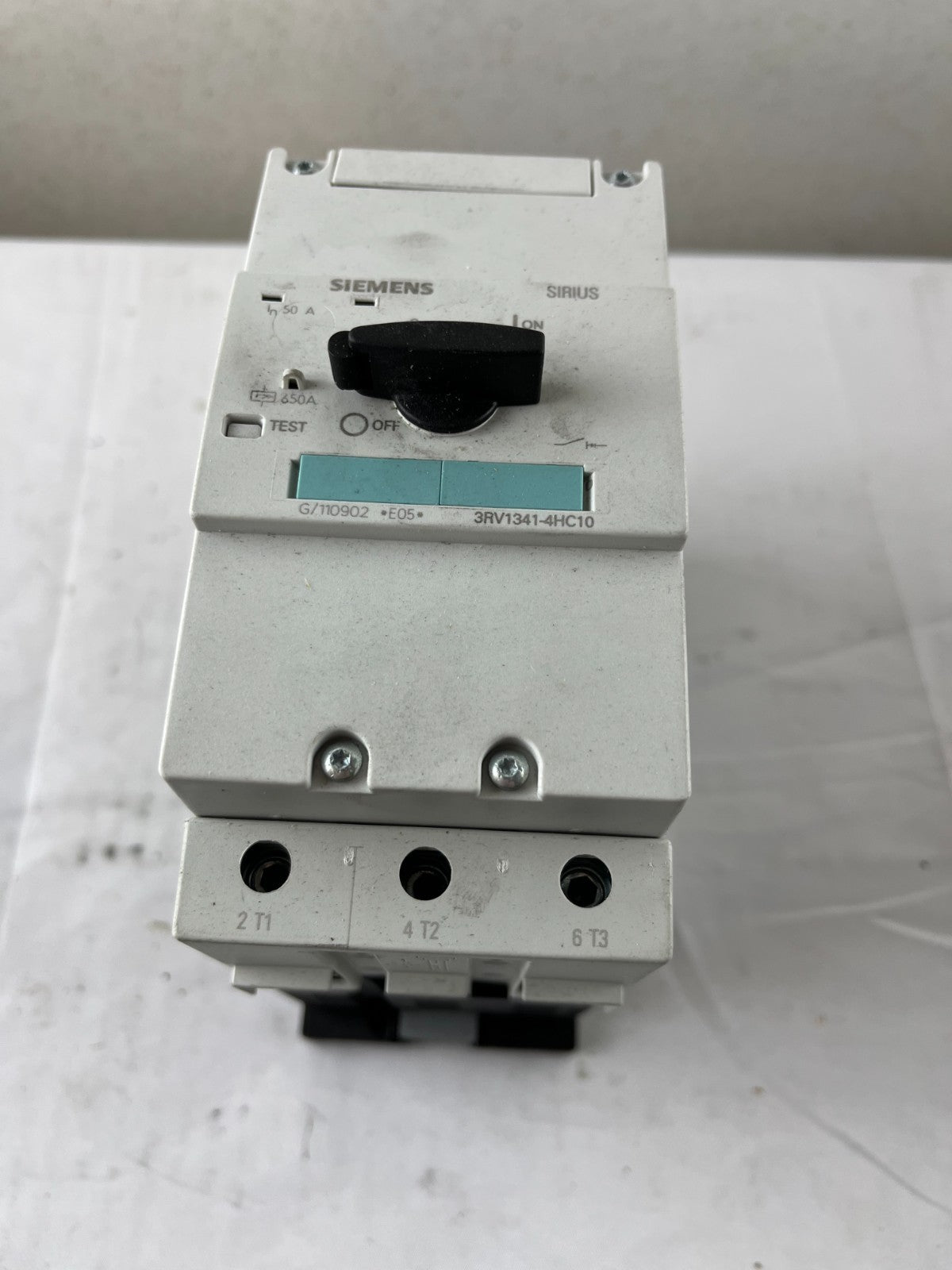 Siemens 3RV1341-4HC10 Sirius Motor Protection Circuit Breaker 50A S3 Used