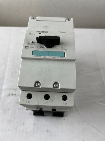 Siemens 3RV1341-4HC10 Sirius Motor Protection Circuit Breaker 50A S3 Used