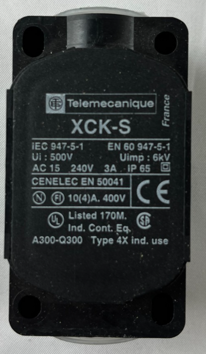Telemecanique XCK-S Limit Switch Body AC15 240V 3A IP65 New NOS Spare Part