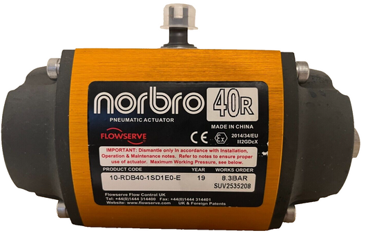 NEW Norbro 40R Pneumatic Actuator 10-RDB40-1SD1E0-E - Unused in Box