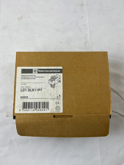 Telemecanique LC1DLK11P7 Capacitor Switching Contactor 29A 230V 50/60Hz New NOS