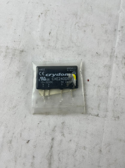 Crydom CXE240D5 Solid State Relay SSR 5A 240VAC 15-32VDC Input PCB NEW Mexico