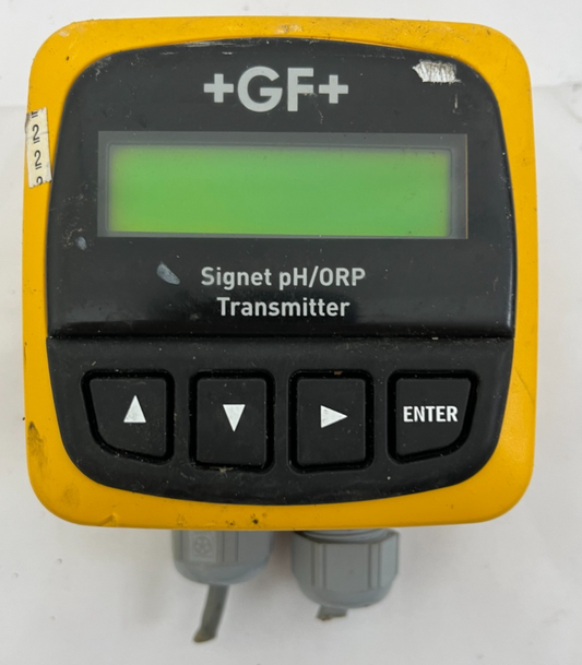 GF Signet pH/ORP Transmitter +GF+ UL CE LR92369 Good Working Used Industrial
