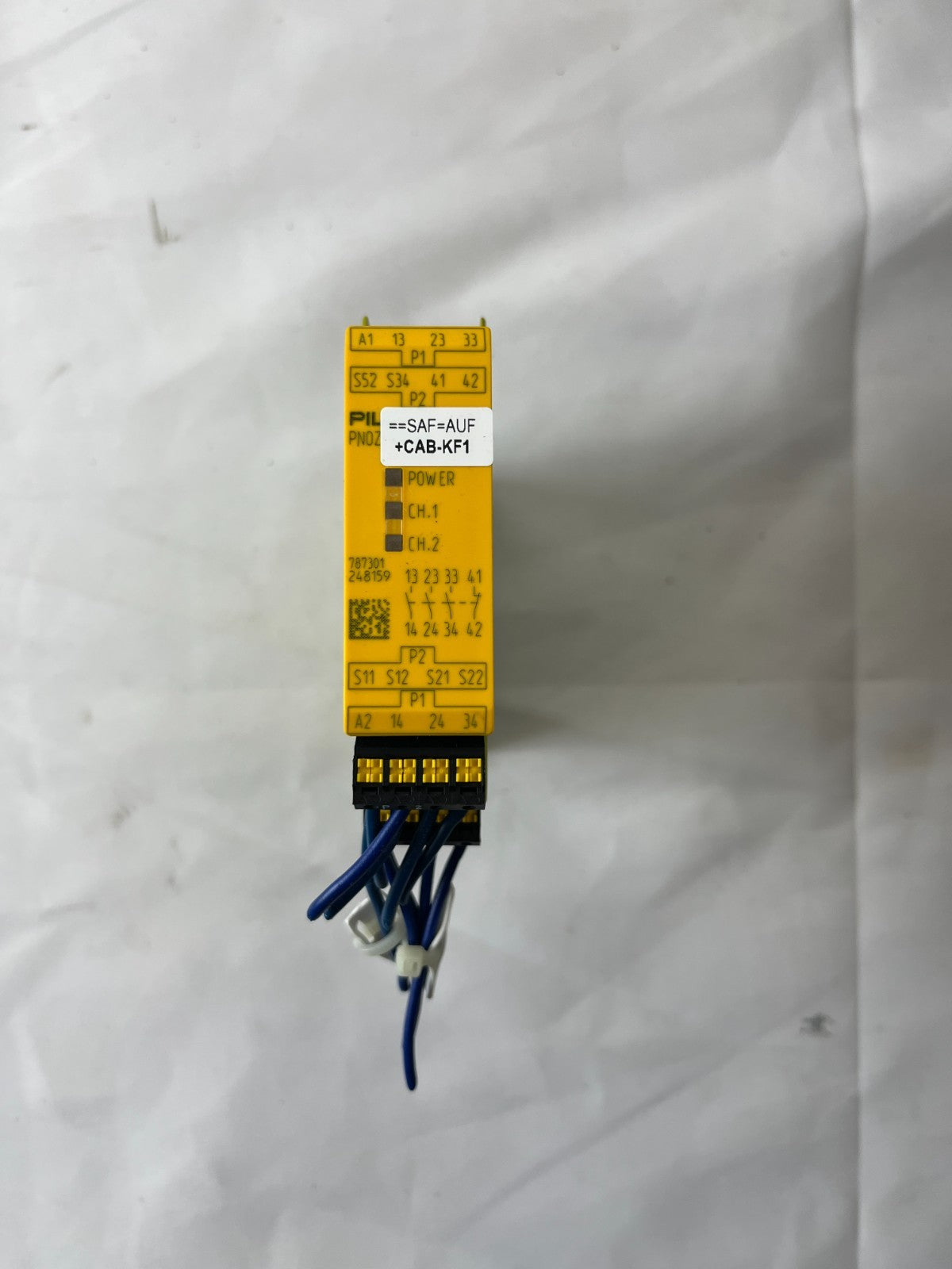 Pilz 787301 PNOZ X2.8P Safety Relay 24VAC/DC E-Stop 3n/o 1n/c Used Working Spare