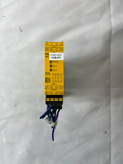 Pilz 787301 PNOZ X2.8P Safety Relay 24VAC/DC E-Stop 3n/o 1n/c Used Working Spare