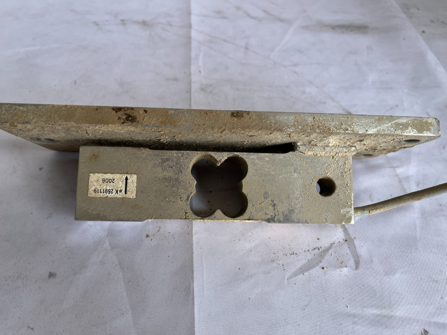 Hbm Pw15Ac3mr/30Kg Single Point Load Cell On Base 30Kg Used Working Spare Unit