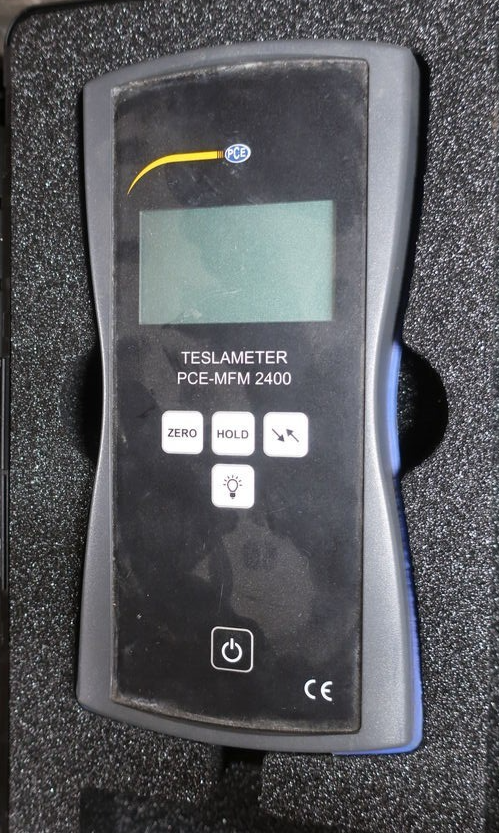 PCE-MFM 2400+ Teslameter Magnetic Field Tester 9V High Precision S/N: 2024040118