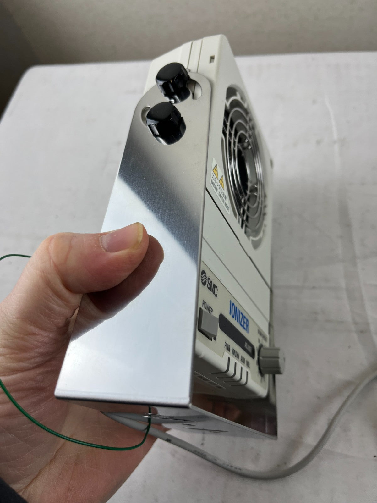 SMC IZF21-P-B Ionizer Fan Unit 24VDC 0.9A Panel Mount NEW Unused Working