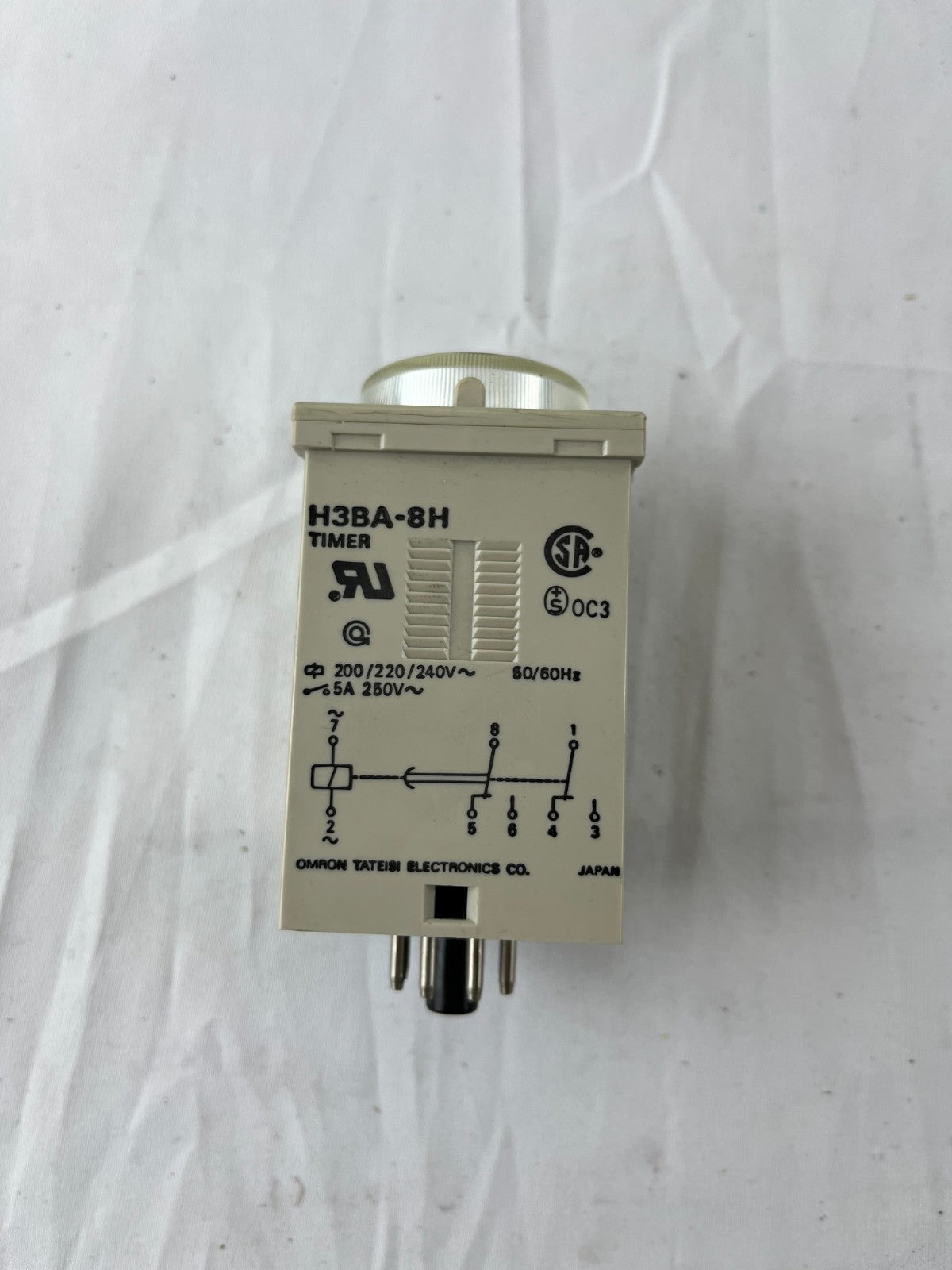 Omron H3BA-8H Timer Relay NEW 200-240VAC 0-5hrs 8-Pin DPDT Japan Made