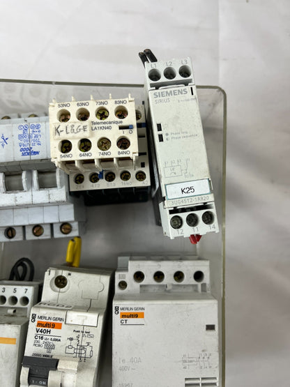 Schneider Siemens Merlin Gerin Mixed Electrical Components Bundle Breakers Lot