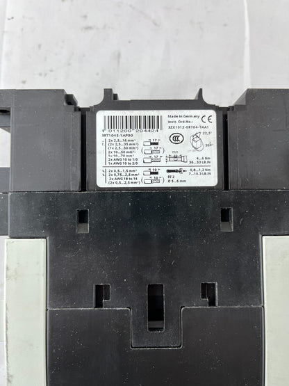 Siemens 3RT1045-1AP00 Sirius Power Contactor 3-Pole 80A AC-3 230V Coil Used