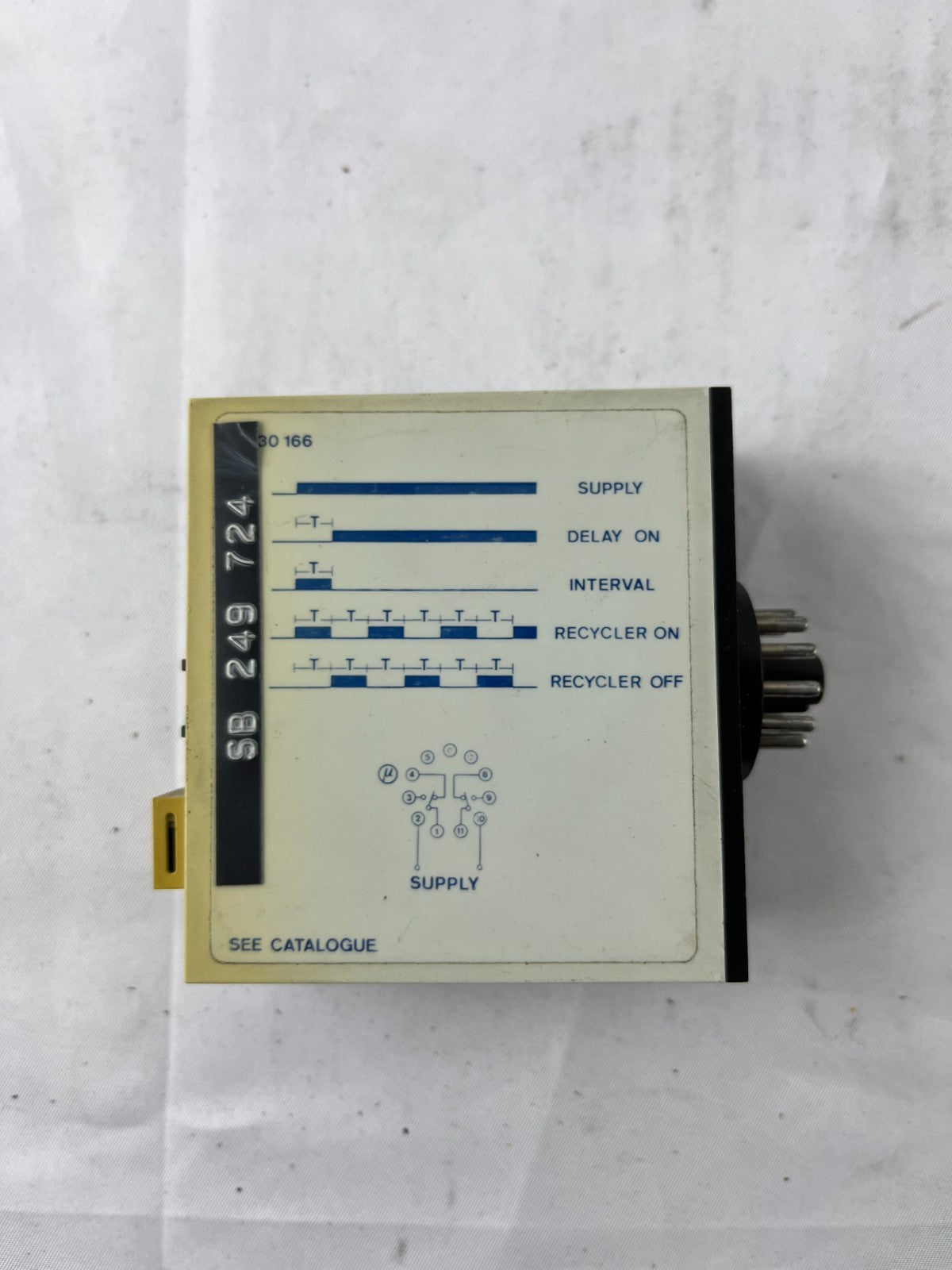 Electromatic S130166 724 Quartz Timer 20-28VDC Digital 0.1-99.9s SMK 3009