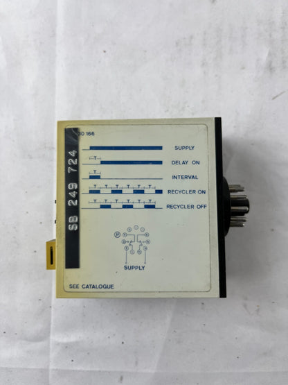 Electromatic S130166 724 Quartz Timer 20-28VDC Digital 0.1-99.9s SMK 3009