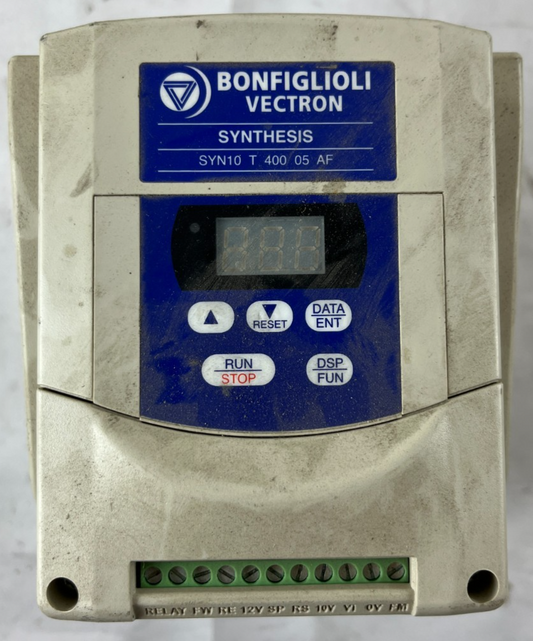 Bonfiglioli Vectron SYN10 T 400 05 AF 1HP AC Drive VFD 380-460V Used Spare Unit