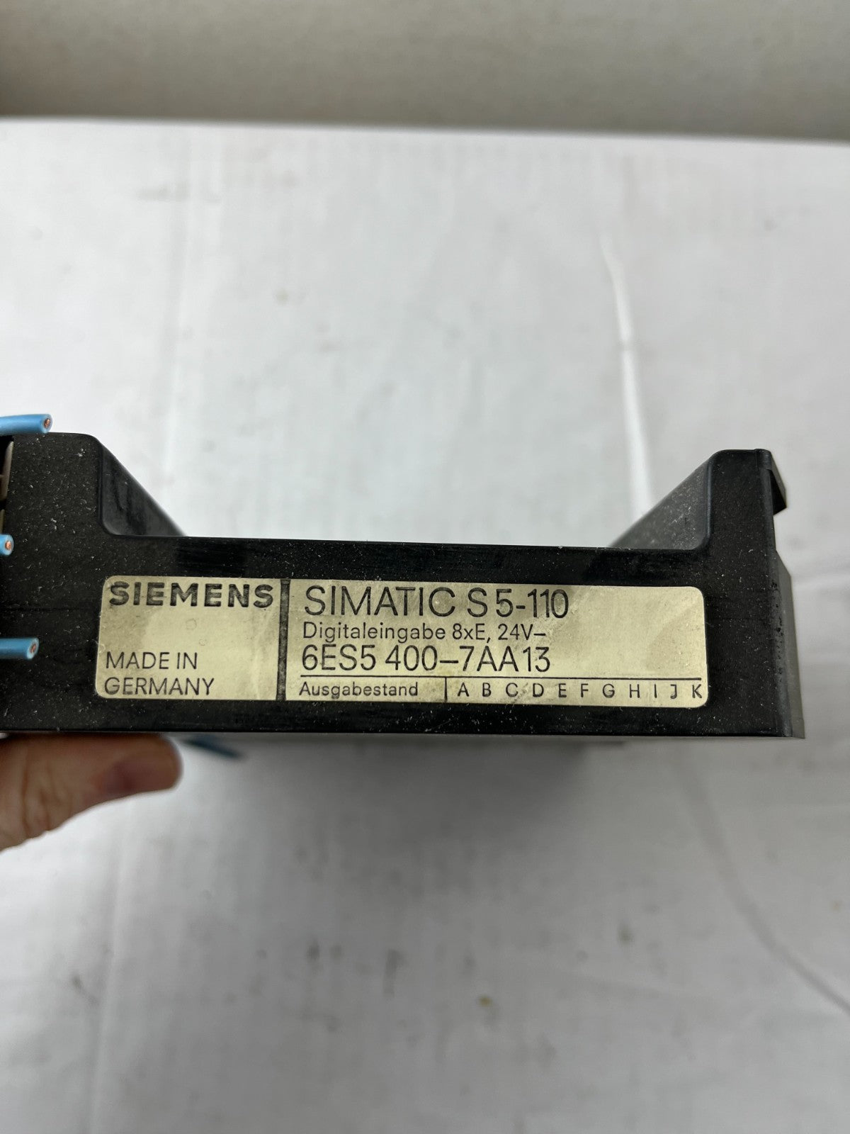 Siemens SIMATIC S5-110 6ES5 400-7AA13 Digital Input Module 8xE 24V DC Used