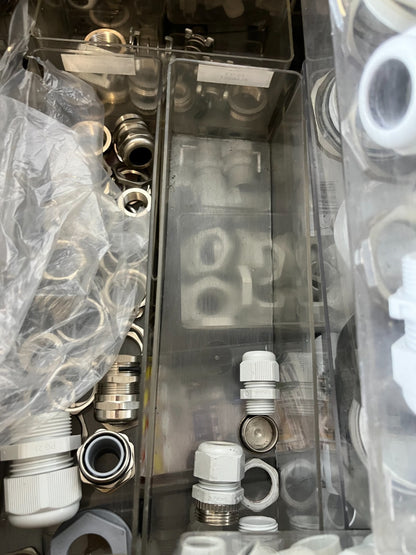Detzel Univolt Cable Gland Lot PG21 PG29 Plastic Metal Industrial Bulk Mixed