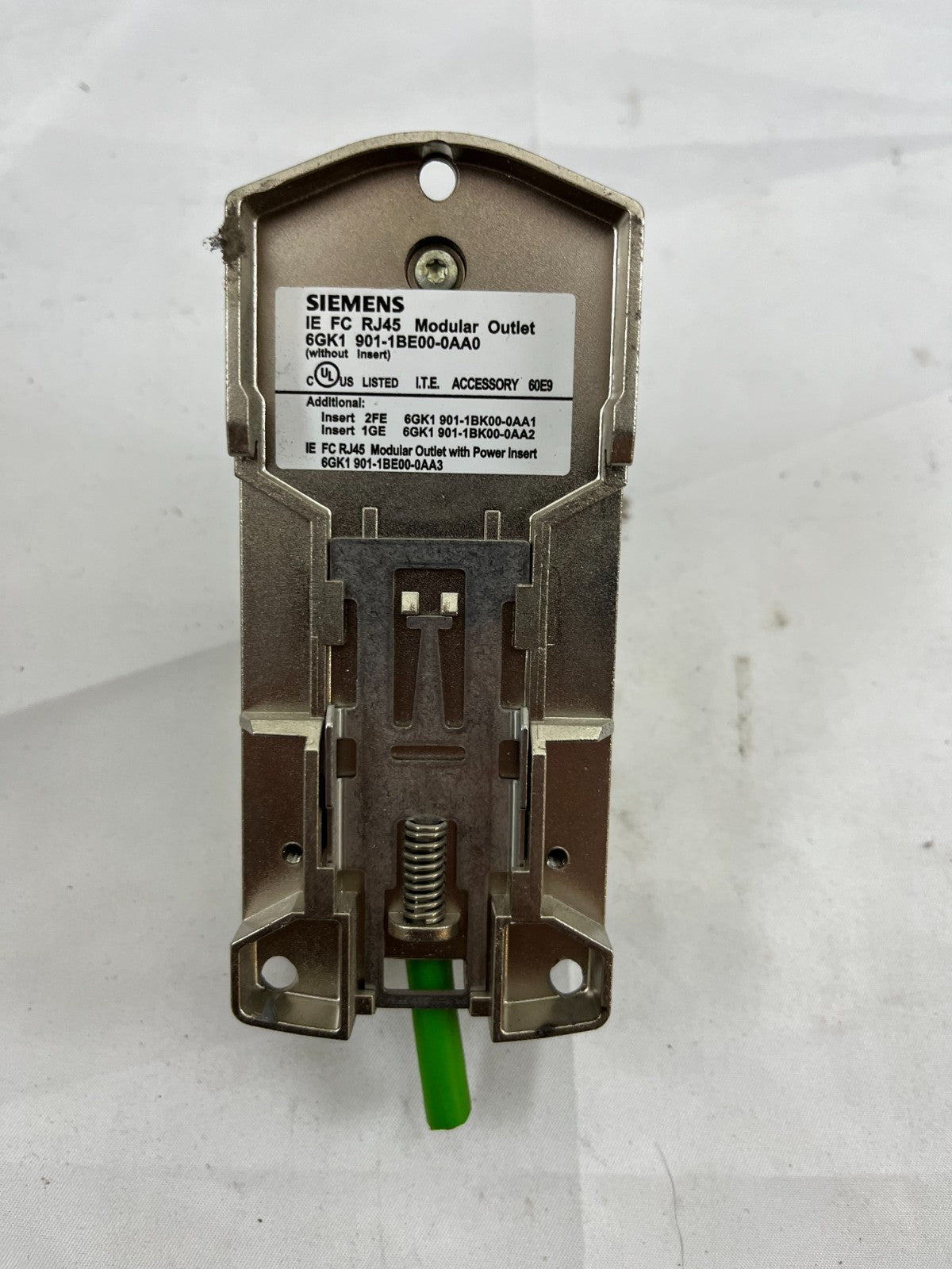 Siemens IE FC RJ45 Modular Outlet 6GK1901-1BE00-0AA0 | Cat6 | Ethernet | Used