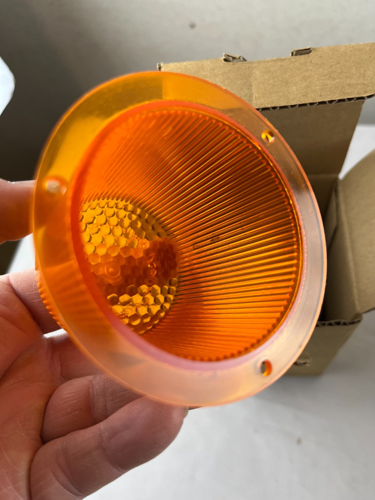 DG Controls XFD/DC/24/SH Miniature Xenon Beacon 24V DC Amber 286‑7300 New UK