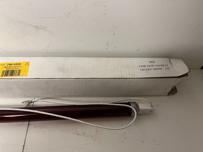 New Infrared Heating Lamp JRIR-2KW-350-SK15 220-240V 2000W – Unused, Boxed