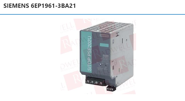 Siemens SITOP PSE202U Redundancy Module 6ep1961-3ba21