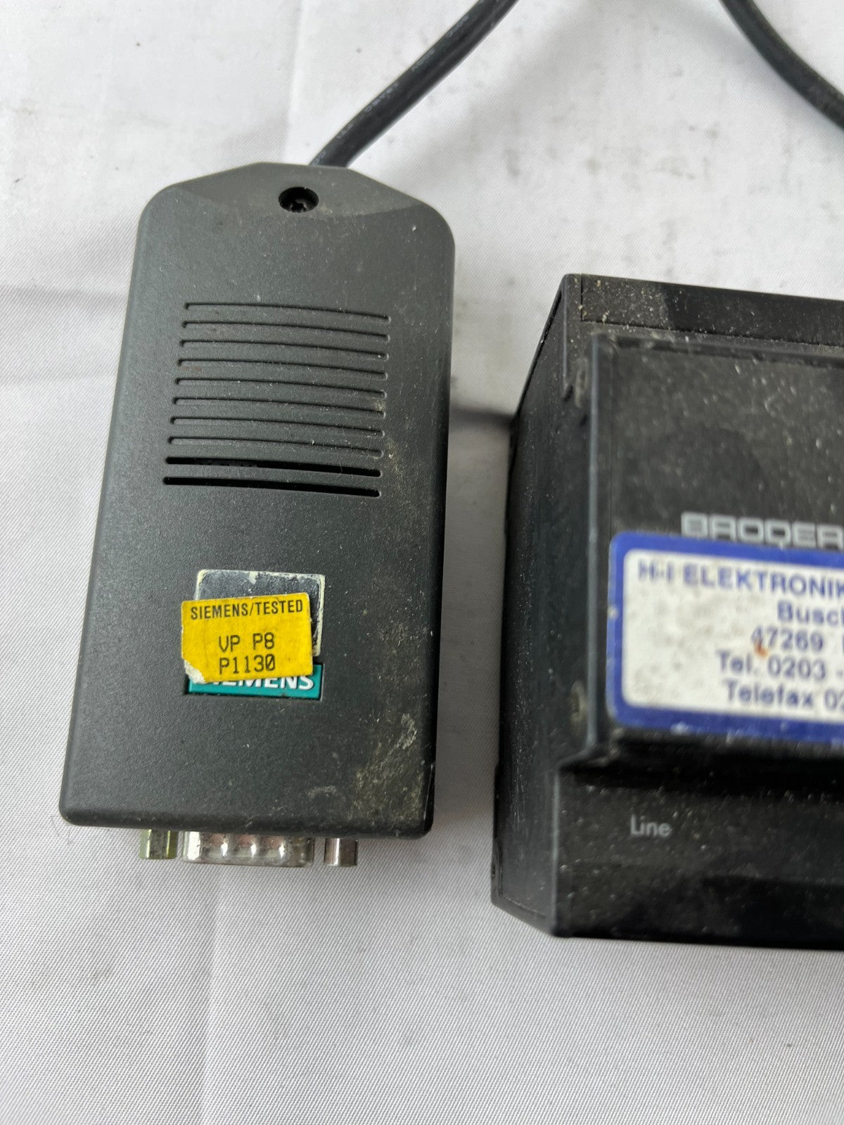 Brodersen UCM‑82.924 Industrial PSTN Modem 12–48 VDC RS232 w/ Siemens SIMATIC S7