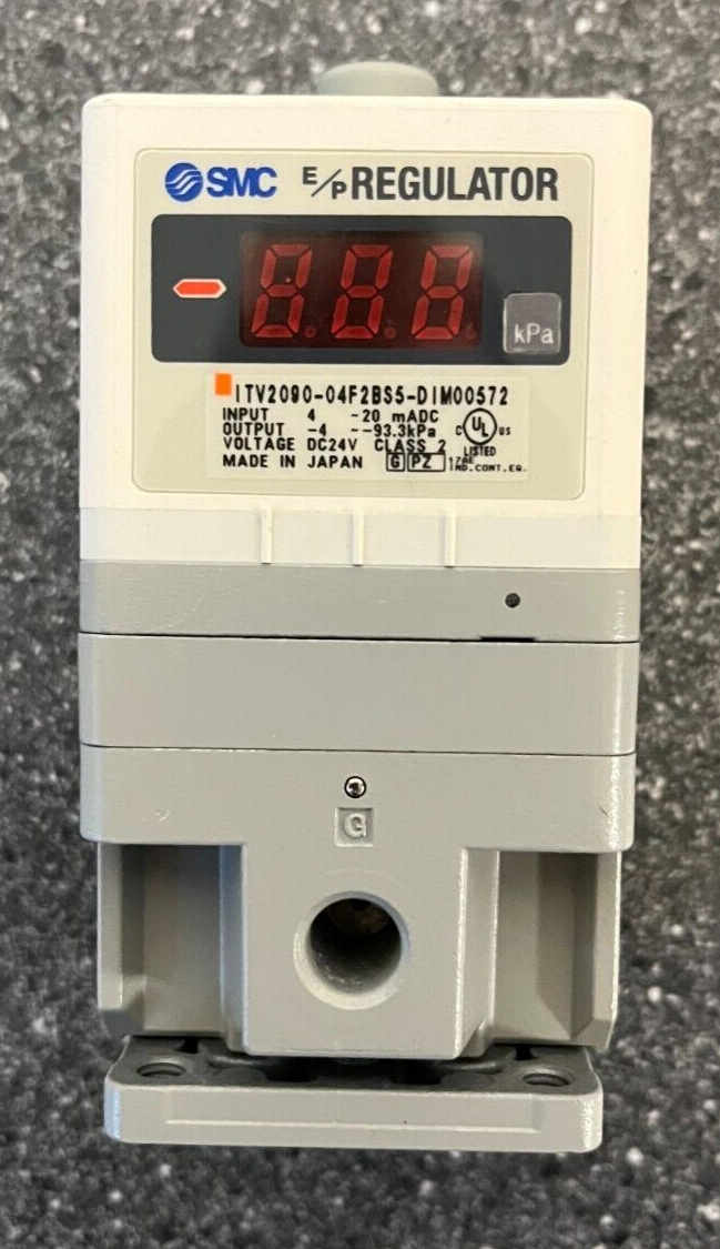 SMC ITV2090-04F2B5S Electro-Pneumatic Regulator 4-20mA Input, 0.2-3.3-33kPa