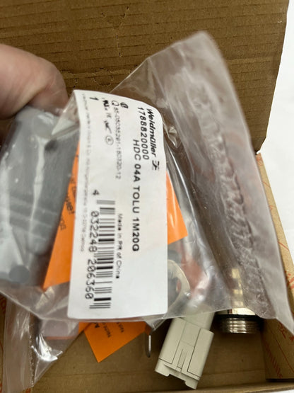 Weidmüller HDC KIT HA 04.402 M Heavy Duty Connector Set 4-Pole 16A 400V M20