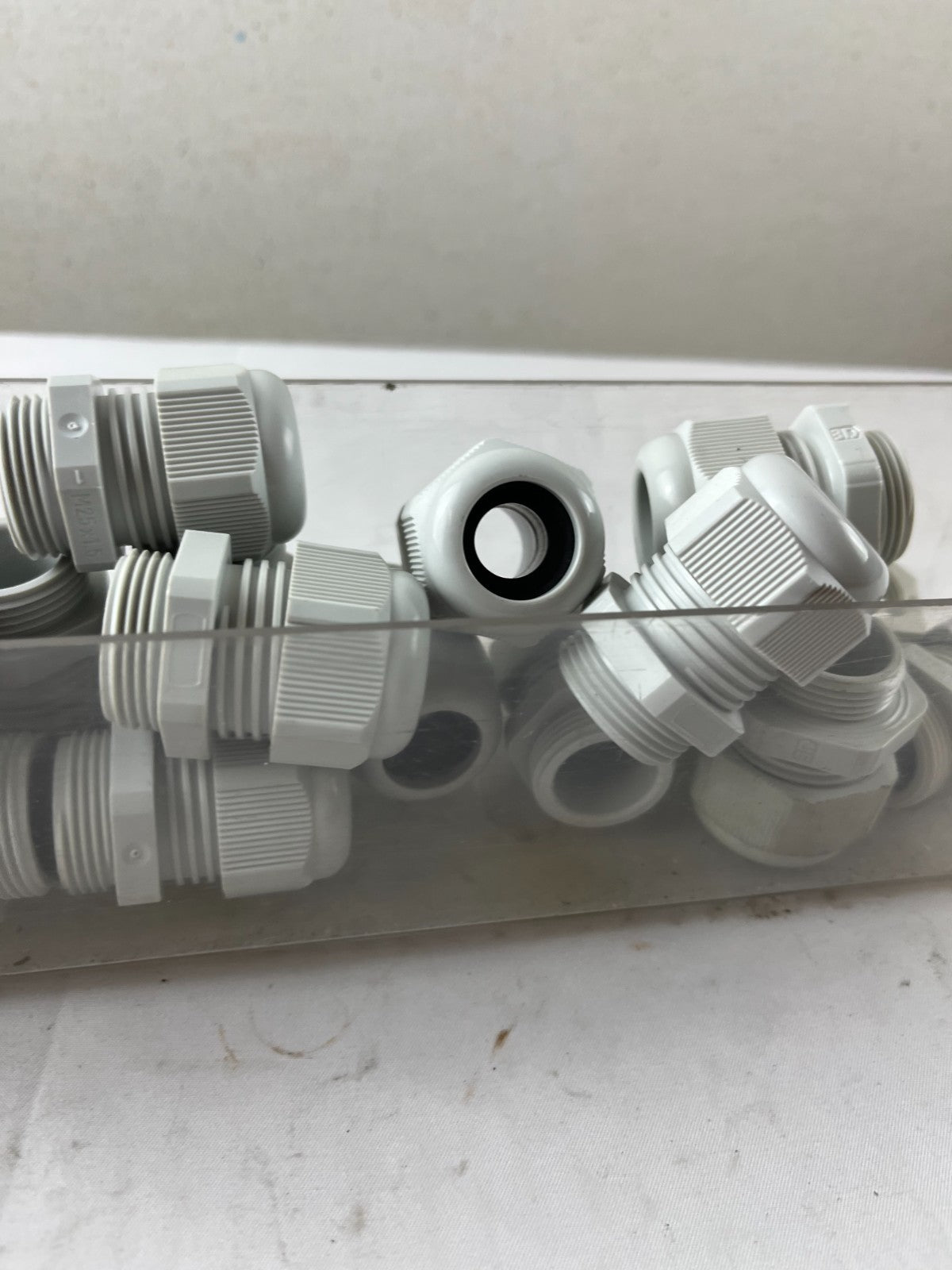 M25x1.5 Cable Gland Bundle Grey Plastic IP Rated Used Lot Spare Parts
